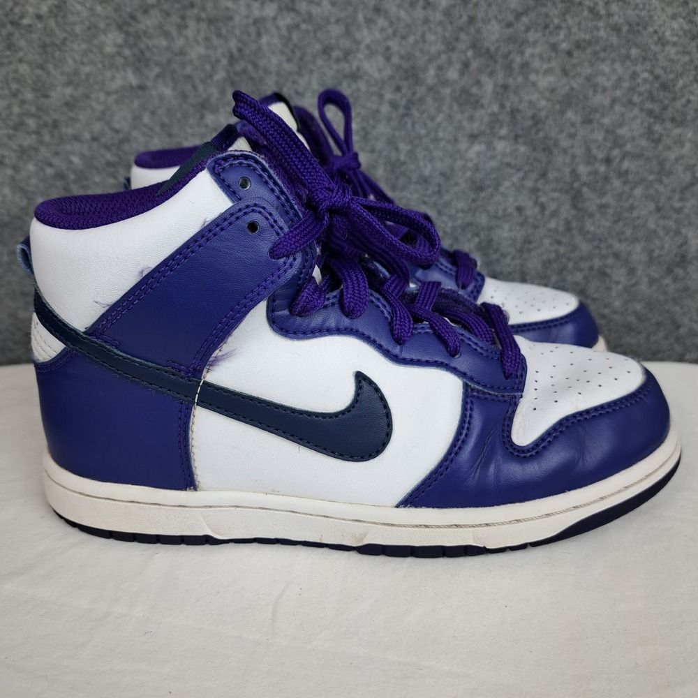 Nike Dunk High PS Size 3Y Electro Purple Navy White Sneakers Shoes DH9751-100‎